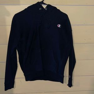 Black champion hoodie